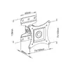 Wall Bracket ICA-LCD 201BK Photo 4