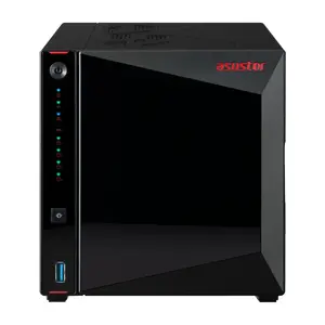NAS Asustor AS5404T Intel Celeron N5105 4GB DDR4 0TB ADM Black