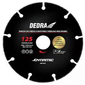 Аксессуар для угловой шлифмашины Dedra HR1006 Диаметр 23 см