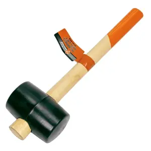 Rubber mallet Polax 39-005, 60 mm head, 450 g weight
