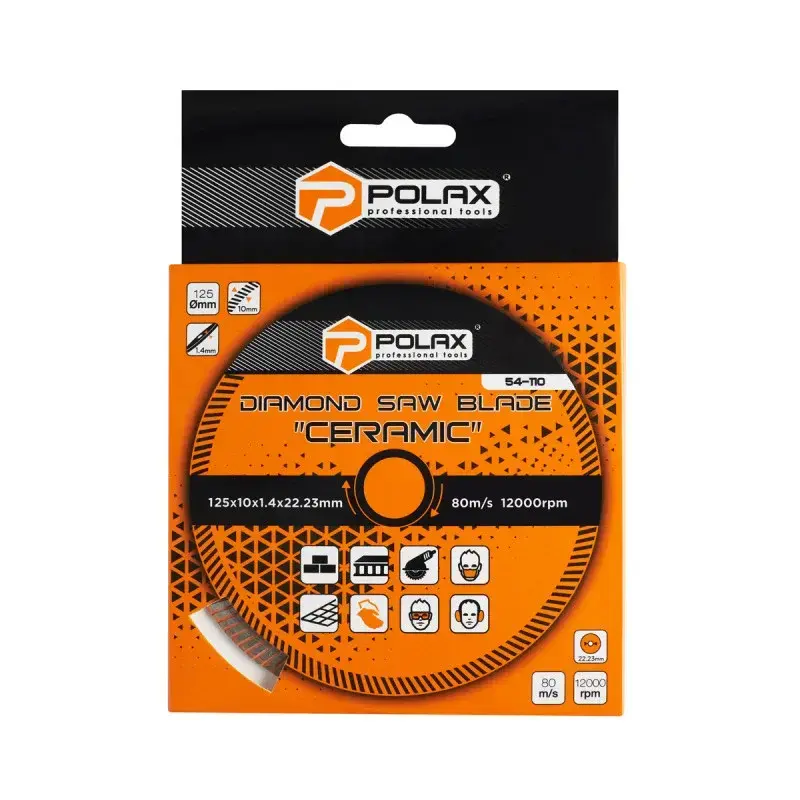 Keramikas zāģripa Polax Diamon 125x1.4x22.23 mm Photo 3