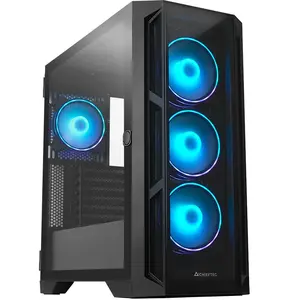 PC Chieftec APEX GA-01B-TG-OP Midi Tower Black ATX 3x120mm Fans