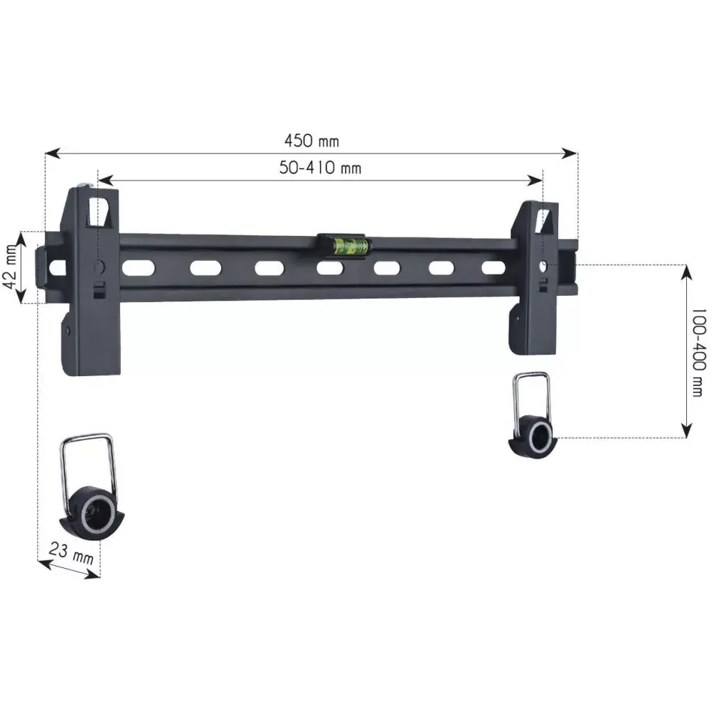 Wall Fixed Slim Support Techly ICA-PLB 139M Photo 4