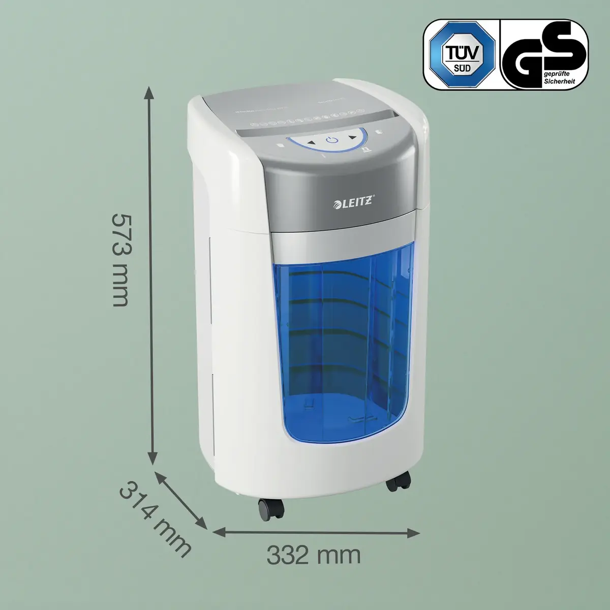 LEITZ IQ OptiMax Home Office 225 mikrogriezuma smalcinātājs Photo 5