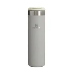 Termokrūze STANLEY AeroLight Transit Mug 0.6L — izolēta ceļojumu krūze, gaiši pelēka