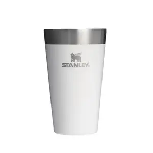Stainless steel beer mug STANLEY The Stacking Tumbler 0.47 L glossy white