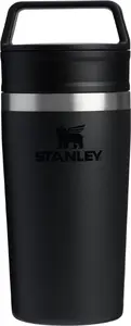 Ceļojumu krūze STANLEY Cafè-To-Go 0,35 L, izolēta no nerūsējošā tērauda, melna
