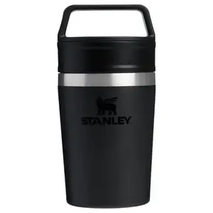 Термокружка для путешествий STANLEY Caf&eacute;-To-Go 0,23 л, черная, нержавеющая сталь, вакуумная двухслойная