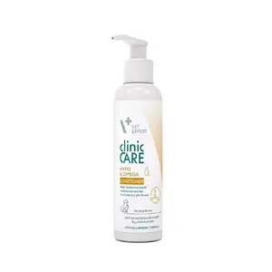 Conditioner VETEXPERT Clinic Care Hypo&Omega 150 ml — hypoallergenic pet conditioner with omega, for adult dogs, all coat types