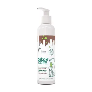 Shampoo VETEXPERT Detox Care Deep Dark 250 ml — deep cleansing moisturizing shampoo for adult cats with black coats