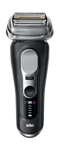 Фольгированный бритвенный станок BRAUN Series 9 Pro+ 9600s — 5 лезвий, беспроводной, Wet & Dry, Li‑Ion, 60 мин работы, с базой
