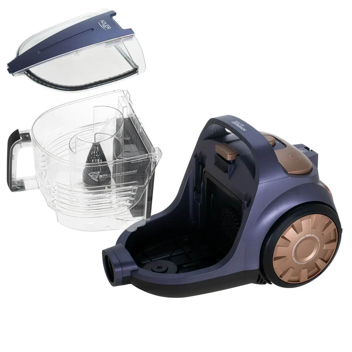 Putekļsūcējs Adler AD 7076 — 700 W, 3,5 L, HEPA Photo 23