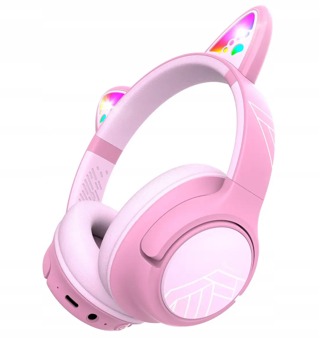 Austiņas PowerLocus Bobo Cat Ears Pink