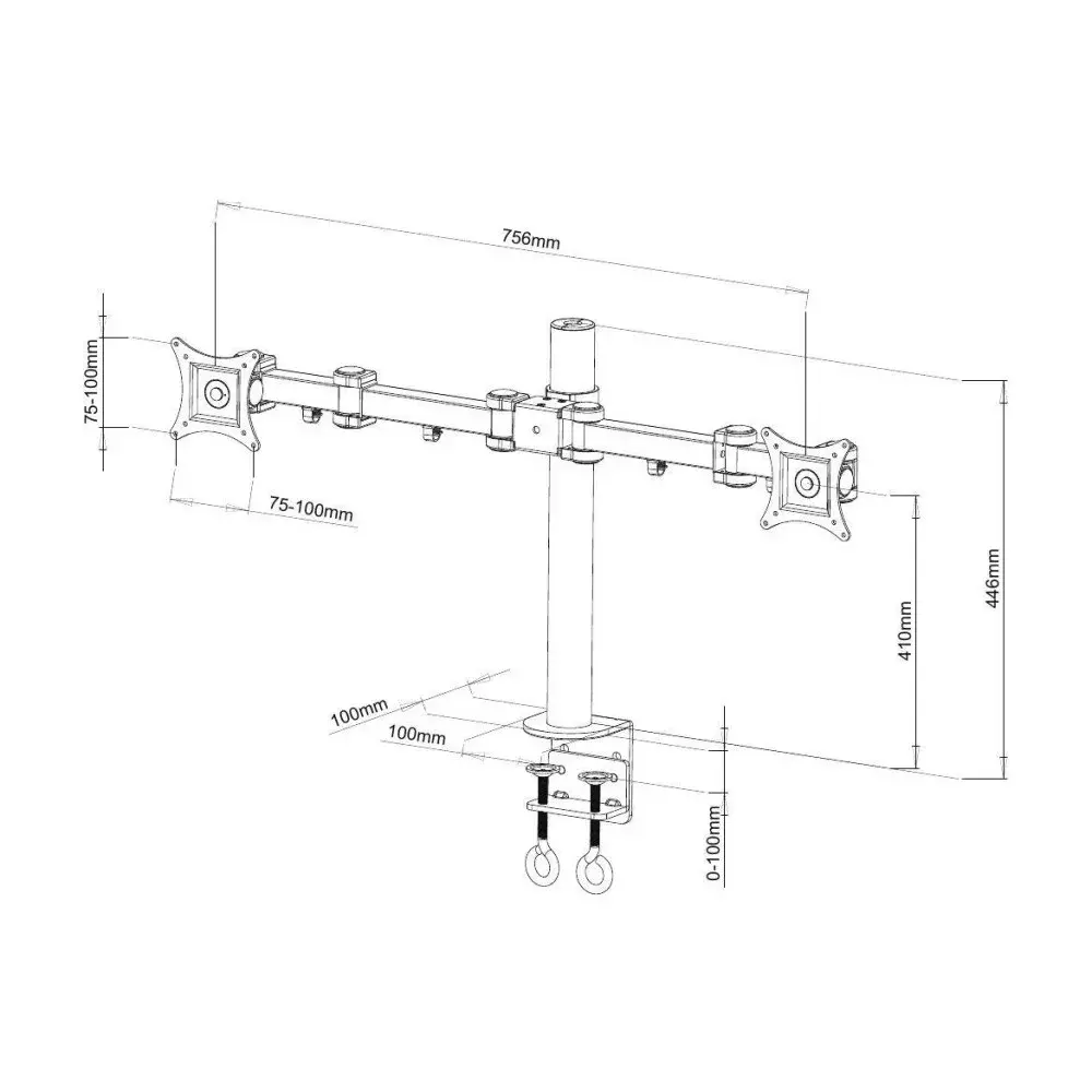 Desk Stand ICA-LCD 482-D Photo 3