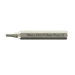 Screwdriver Bit Wera 05058109001 Hexagon 1.3 mm 1 pc