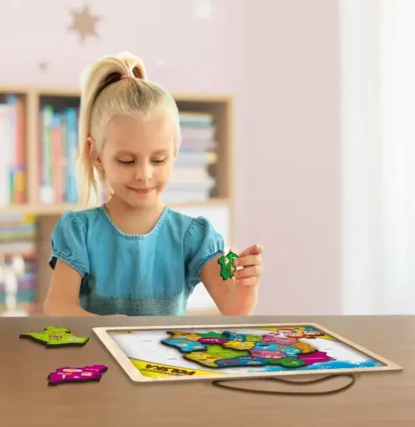 Magnetic map puzzle Liscianigiochi IM A Genius 304-PL105496 Photo 3