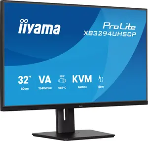 Computer monitor iiyama ProLite XB3294UHSCP-B1 31.5 Inch 3840 x 2160 pixels 4K Ultra HD VA 2 ms Black Built-in speakers USB hub