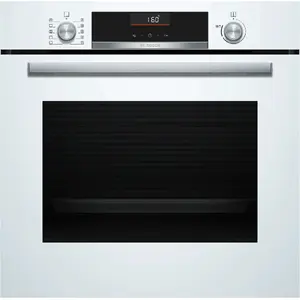Built-in electric oven Bosch Serie 6 HBG536EW4 — 71 L, 3400 W, white, EasyClean, 10 auto programs