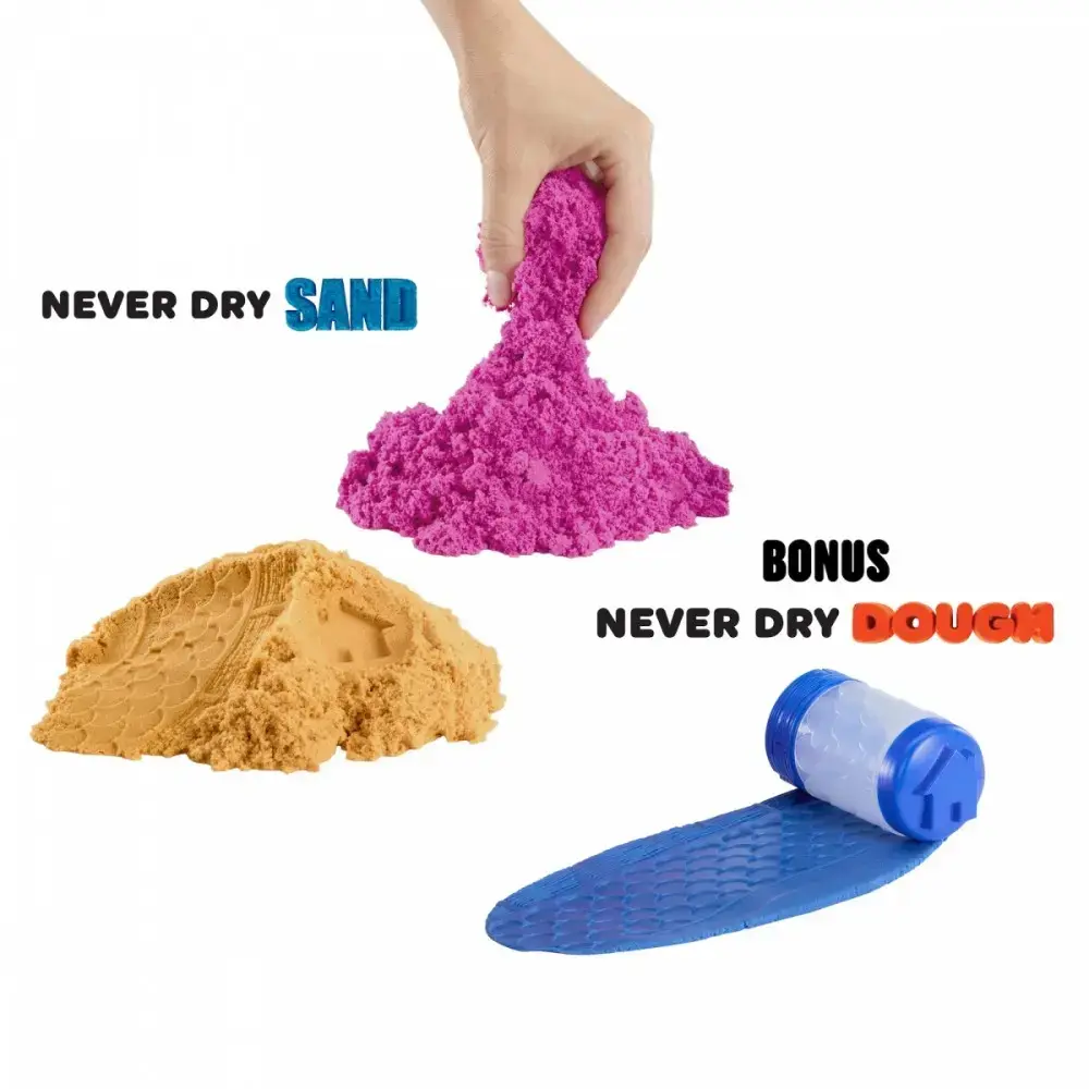 Kinetic Sand MGA Wonder Factory Never Dry smilšu maisiņš Photo 7