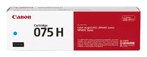 Картридж тонера Canon 075 высокой ёмкости Cyan 2500 страниц