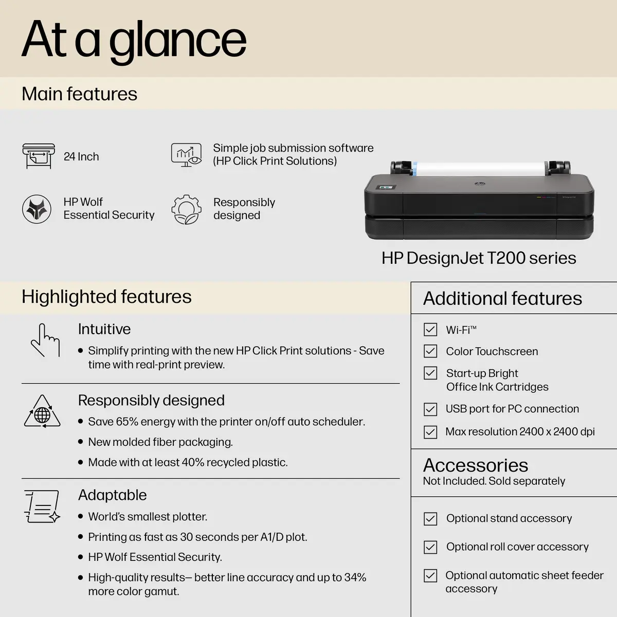Принтер HP Designjet T250 24 дюйма Photo 15