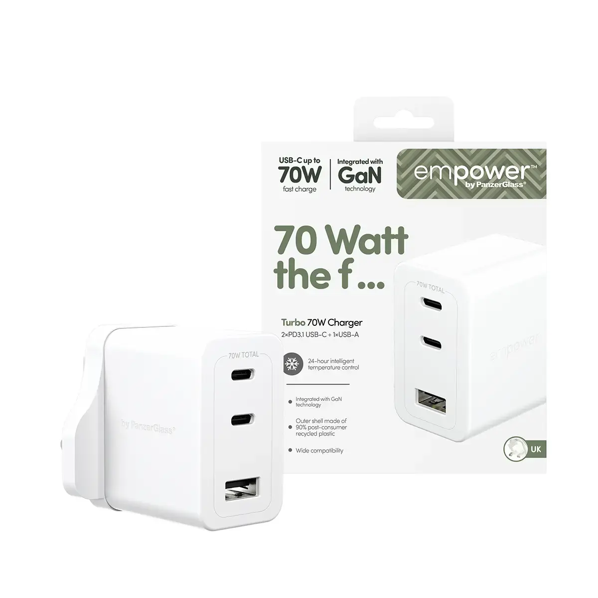 Multiple Charger PanzerGlass empower by ® Turbo 70W Photo 2