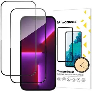 Защитное стекло Wozinsky Full Glue 2 шт. для iPhone 17 / iPhone 16 Pro