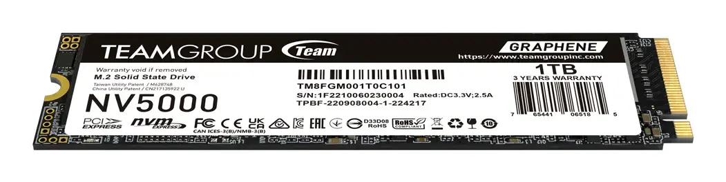 Team Group NV5000 1TB M.2 PCIe 4.0 SSD disks Photo 2