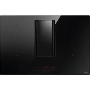 Induction hob Elica NikolaTesla Alpha BL/F/78 with extractor hood