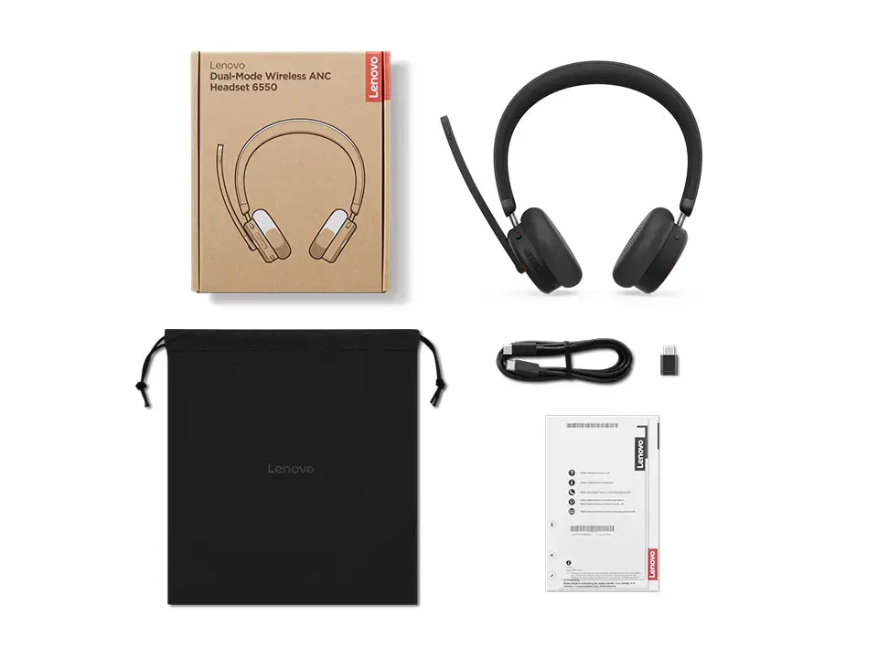 Наушники Lenovo ANC Headset 6550 Photo 19