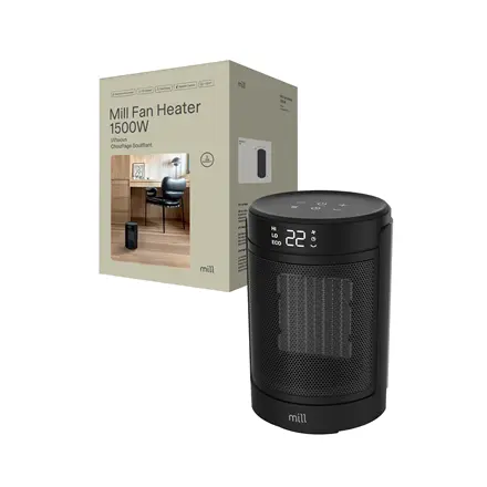Keramiskais ventilatora sildītājs Mill FH1500BLACK 1500