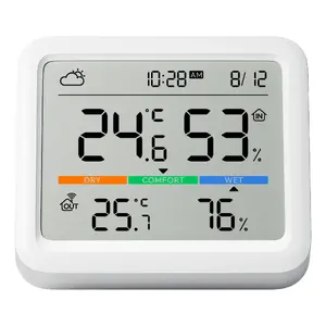 SwitchBot Meter Pro White LCD Battery 0810150541700 Temperature Humidity Sensor