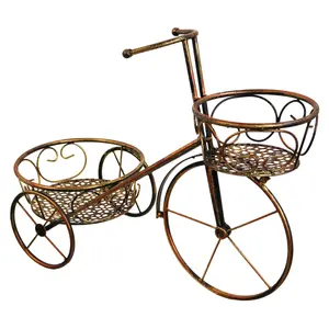 Кронштейн для цветочных горшков BESK Bicycle металлический 2-местный 55×25×43 см