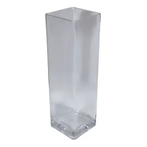Glass vase BESK 12×40 cm transparent, model 9135891