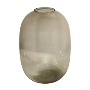 Vase glass BESK 30 cm smoky brown model 9135747