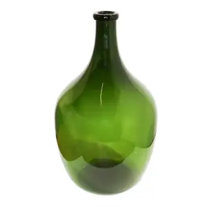Stikla vāze BESK 9135792, 32×50 cm, dūmakaini zaļa