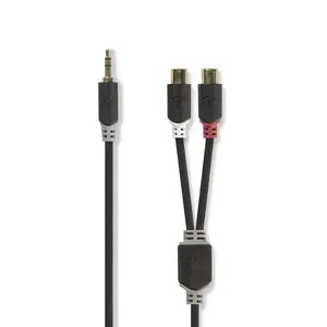Audio Cable Nedis CABW22250AT02 3.5mm 2 x RCA Copper-Clad Aluminium