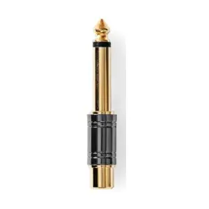 Audio adapter Nedis CABW23935BKG — 6.35 mm (1/4") male to RCA female