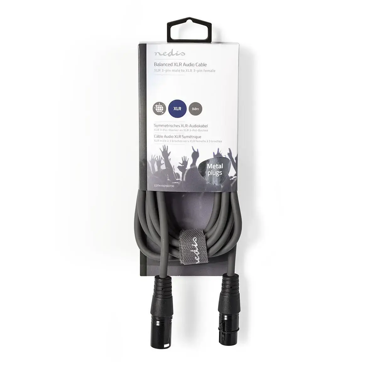Audio kabelis Nedis COTH15010GY30 Photo 3