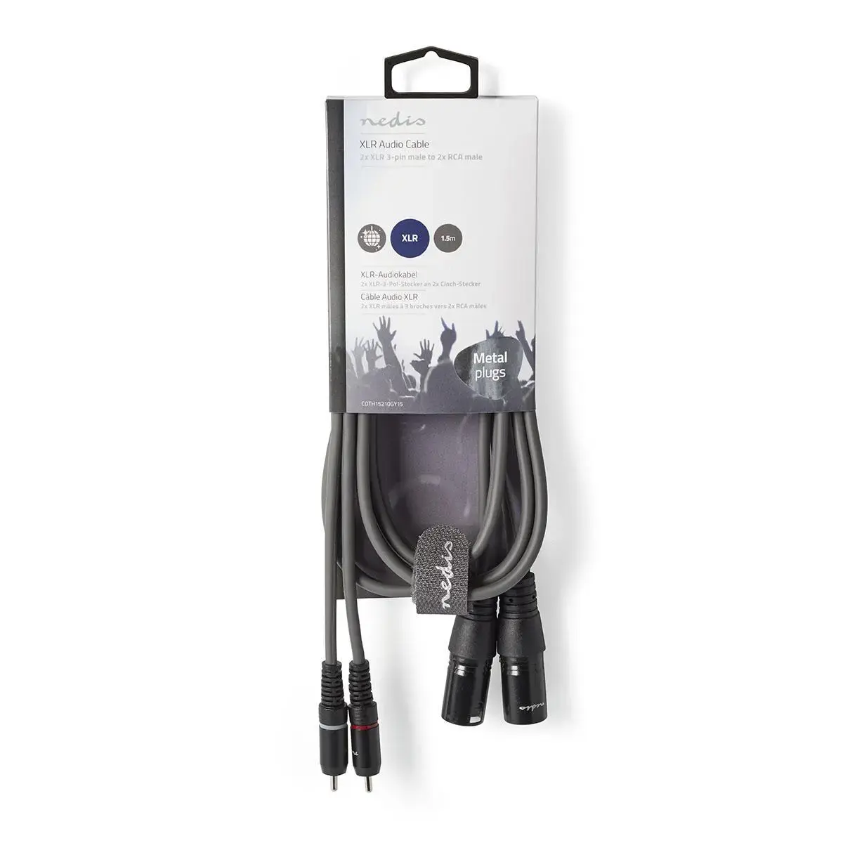 Audio kabelis Nedis COTH15210GY15 Photo 3