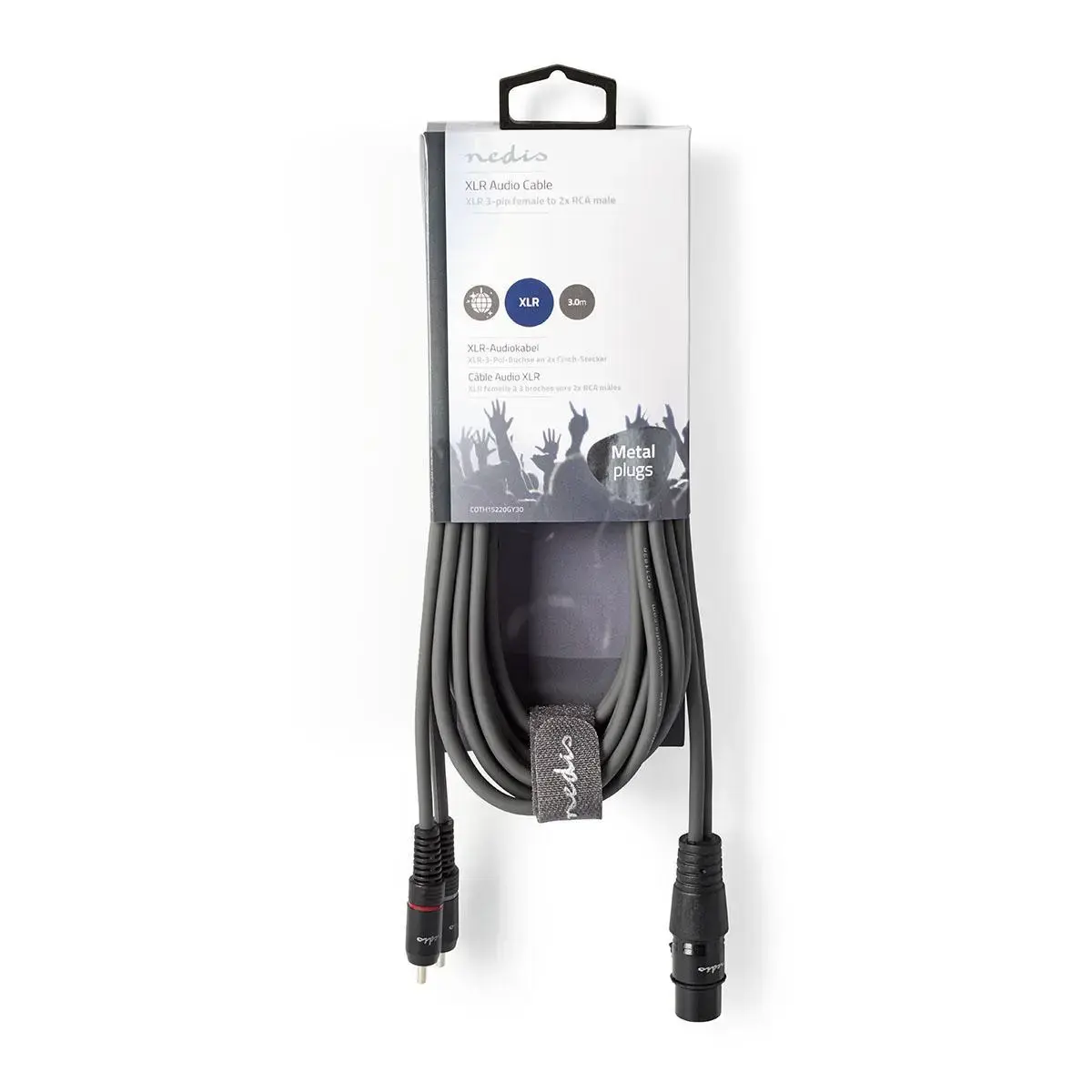 Audio kabelis Nedis COTH15220GY30 Photo 3