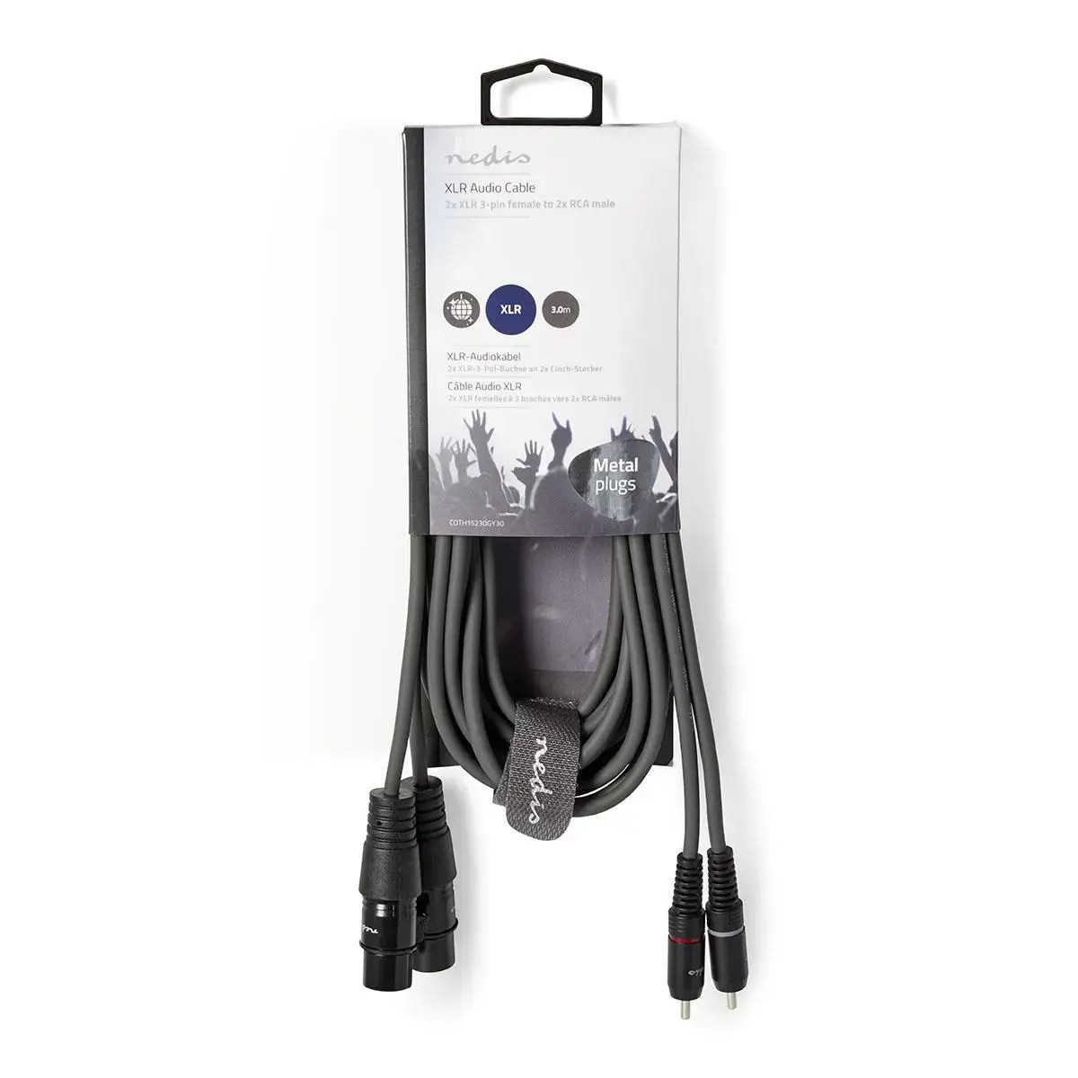 Audio kabelis Nedis COTH15230GY30 Photo 3