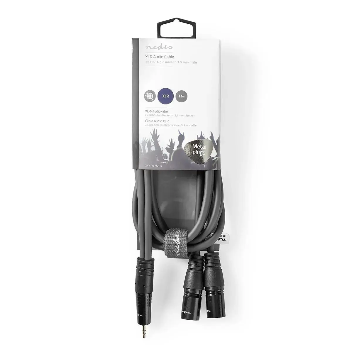 Audio kabelis Nedis COTH15310GY15 Photo 3