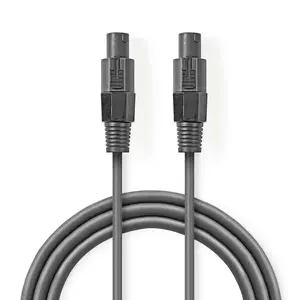 Audio cable Nedis COTH16000GY50 Copper Nickel Grey