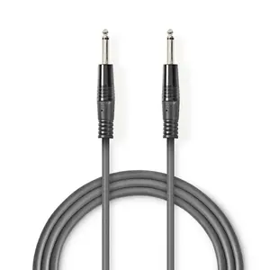 Audio Cable Nedis COTH23000GY30 3m 6.35mm Male Grey