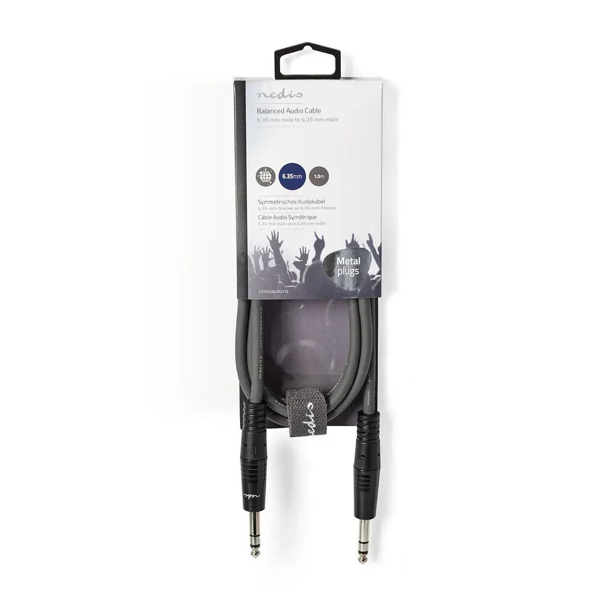 Audio kabelis Nedis COTH23020GY15 Photo 3
