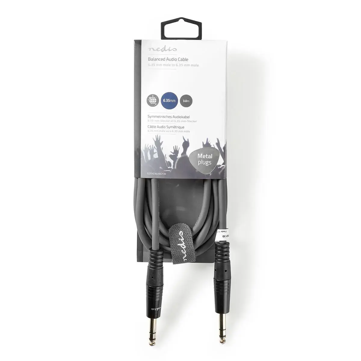 Audio kabelis Nedis COTH23020GY30 Photo 3