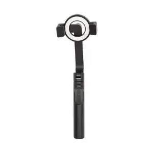 Селфи-палка Nedis SEST300BK Bluetooth с кольцевой подсветкой — выдвижной держатель для смартфона