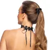Чокер cottelli collection 24505851001 — регулируемый чёрный кружевной Photo 3