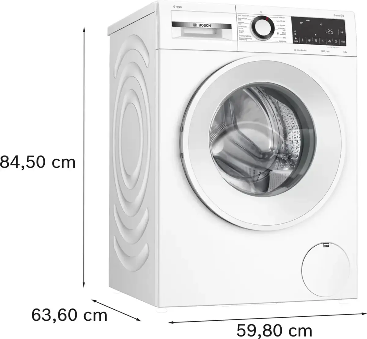 Bosch WGG246F1SN veļasmašīna 9 kg 1400 apgr./min Photo 5